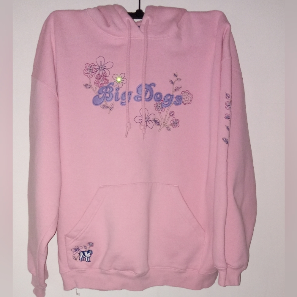 Vtg Big Dogs Pink Sweatshirt